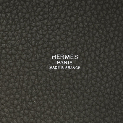Hermes Taurillon Clemence Picotin Lock 22 MM Etain 5 of 10