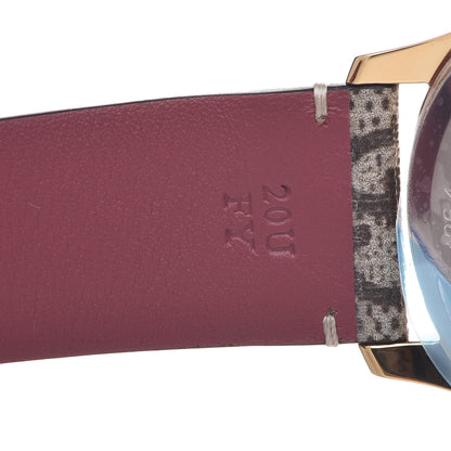 Gucci Stainless Steel Canvas 38mm G-Timeless Supreme GG Blooms Quartz Watch Brown 7 of 10