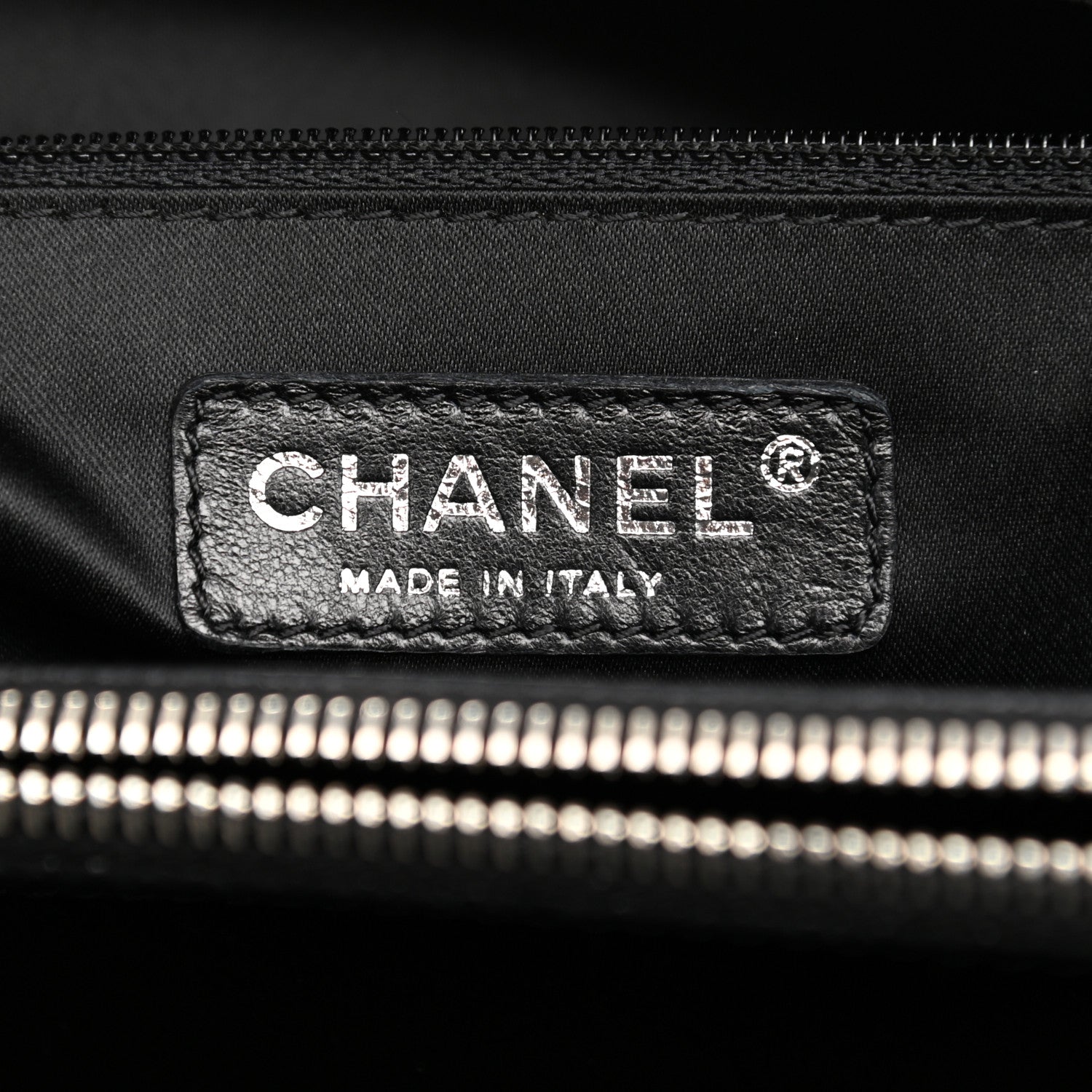 Chanel Caviar Quilted Grand Shopping Tote GST Black 6 of 10
