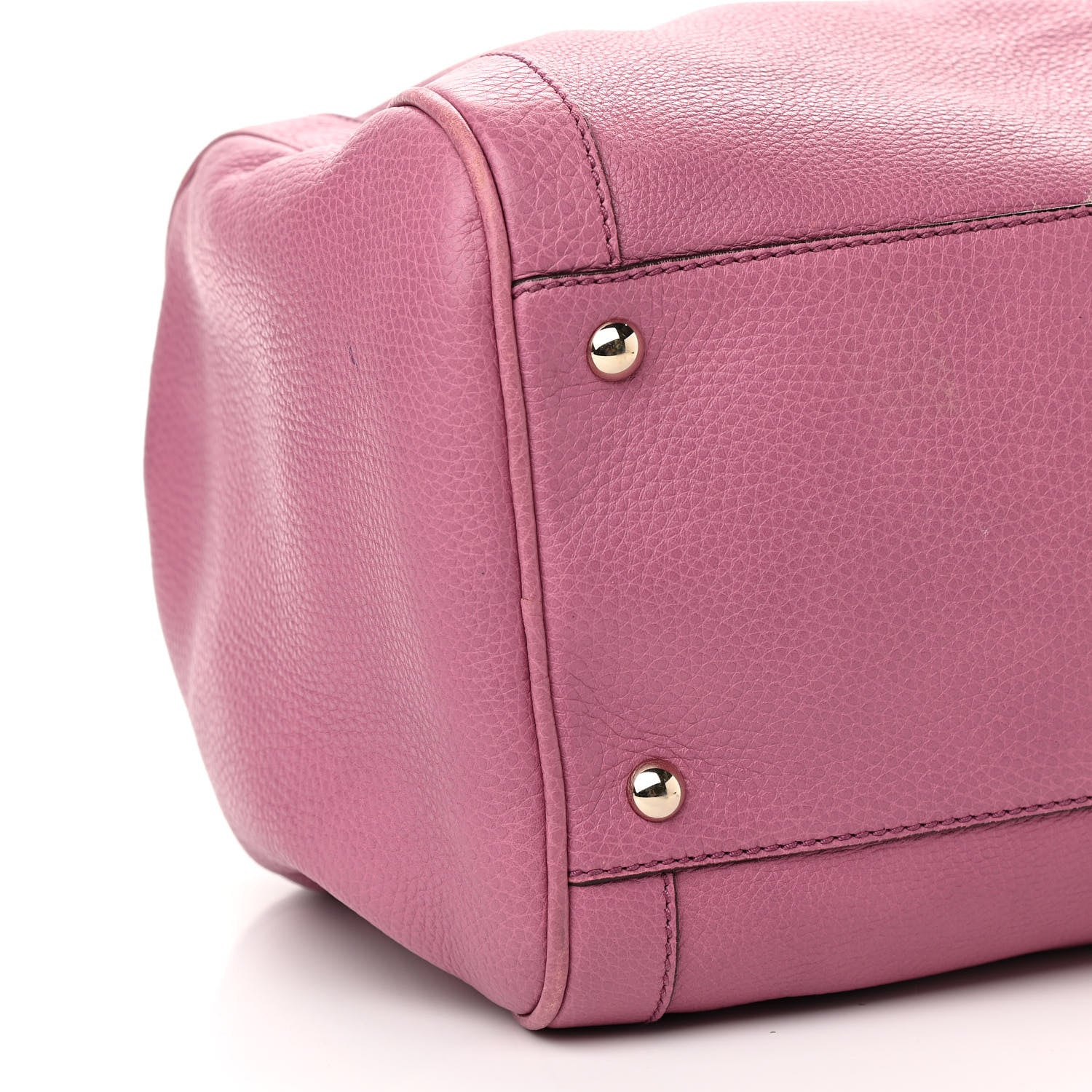 Gucci Pebbled Calfskin Medium Soho Boston Fresia Rose 8 of 12