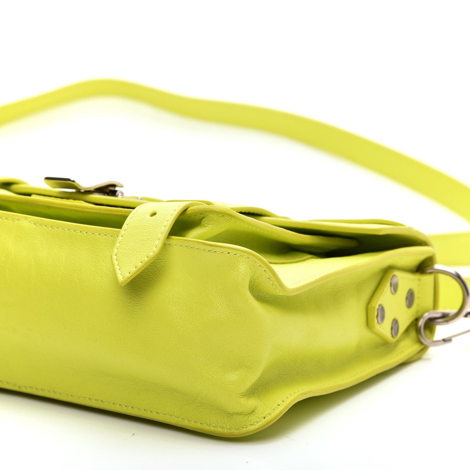 Proenza Schouler Lambskin Tiny PS1 Satchel Sulfur 7 of 13