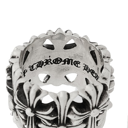 Chrome Hearts Sterling Silver Cemetery Cross Ring 59 8.75 7 of 7