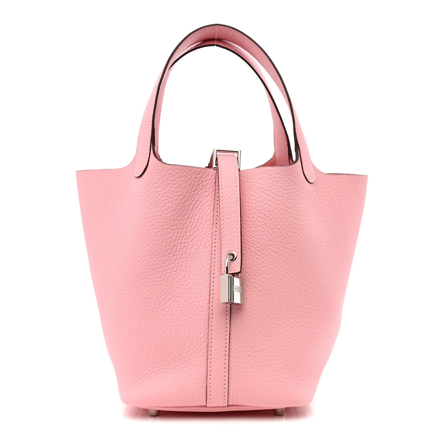 Hermes Taurillon Clemence Picotin Lock 18 PM Rose Sakura 1 of 11