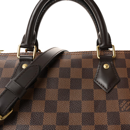Louis Vuitton Damier Ebene Speedy Bandouliere 30 8 of 11