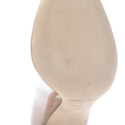 Jimmy Choo Patent Lilac 100 37 Nude 8 of 8
