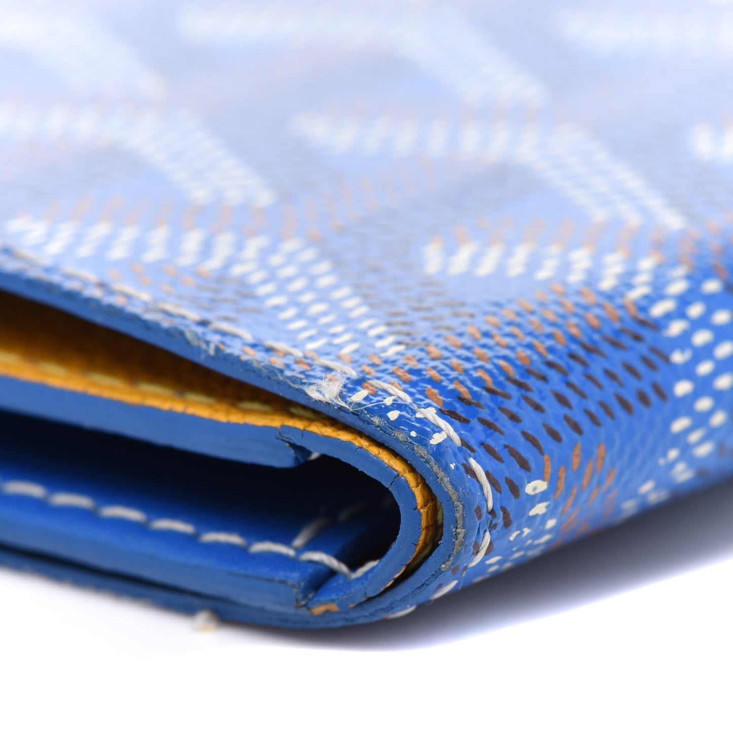Goyardine Saint Pierre Card Holder Blue