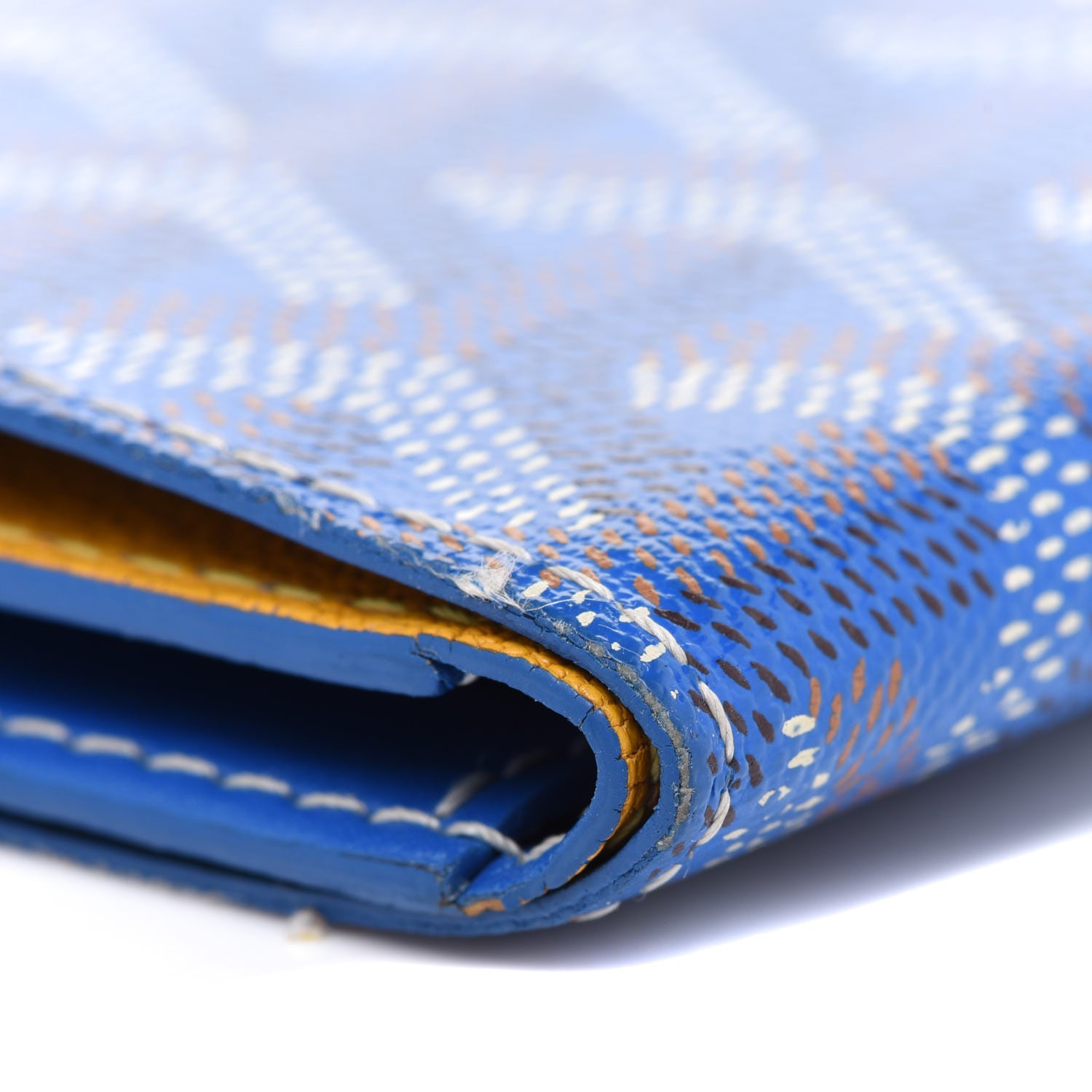 Goyard Goyardine Saint Pierre Card Holder Blue 10 of 12
