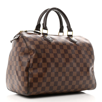 Louis Vuitton Damier Ebene Speedy 30 3 of 9