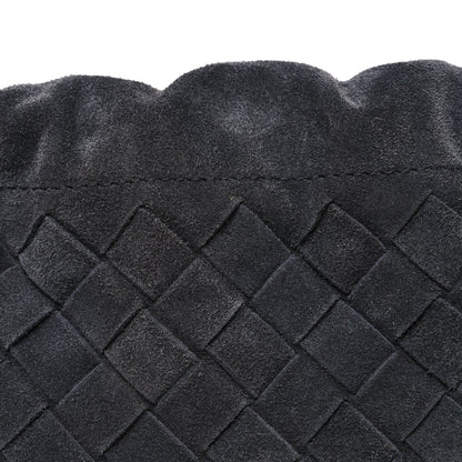 Bottega Veneta Suede Calfskin Intrecciato Medium Dustbag Grey 9 of 11