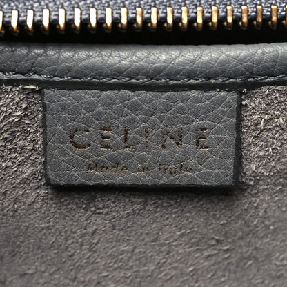 Celine Drummed Calfskin Nano Luggage Kohl 6 of 18