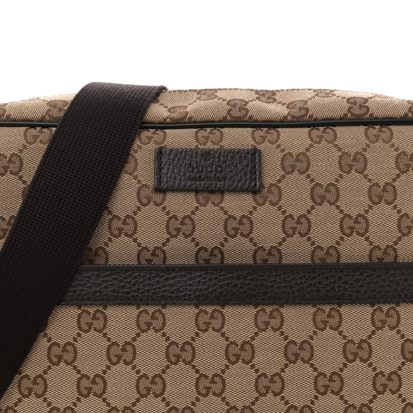 Monogram Dollar Calfskin Large Camera Case Beige Ebony Testa di Moro Marrone Scuro