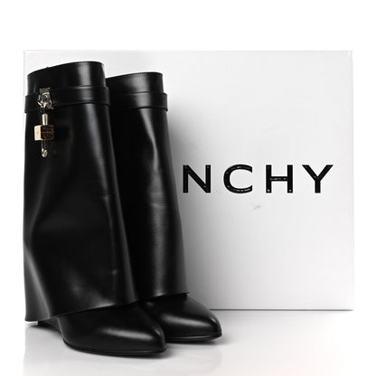 Givenchy Calfskin Shark Lock Ankle Boots 41 Black 7 of 7