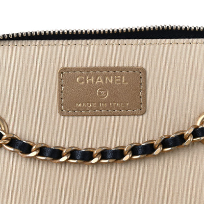 Chanel Lambskin Quilted Pearl Crush Small Vanity Case With Chain Black 8 of 9