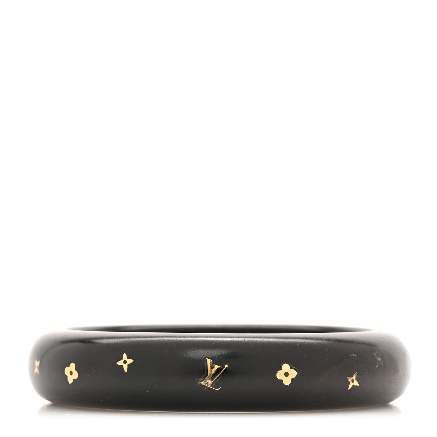 Louis Vuitton Tiger Wood Brass Silvania Bangle 1 of 4