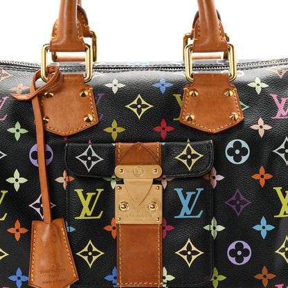 Louis Vuitton Monogram Multicolor Speedy 30 Black 7 of 9