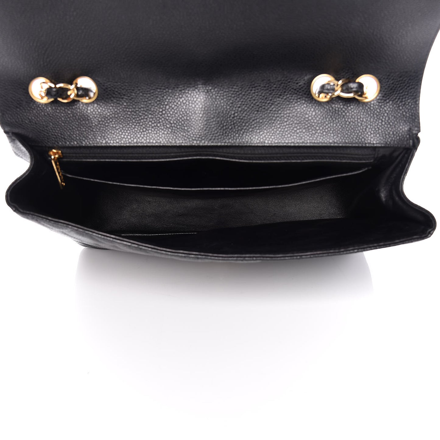 Caviar Quilted Jumbo Single Flap Black