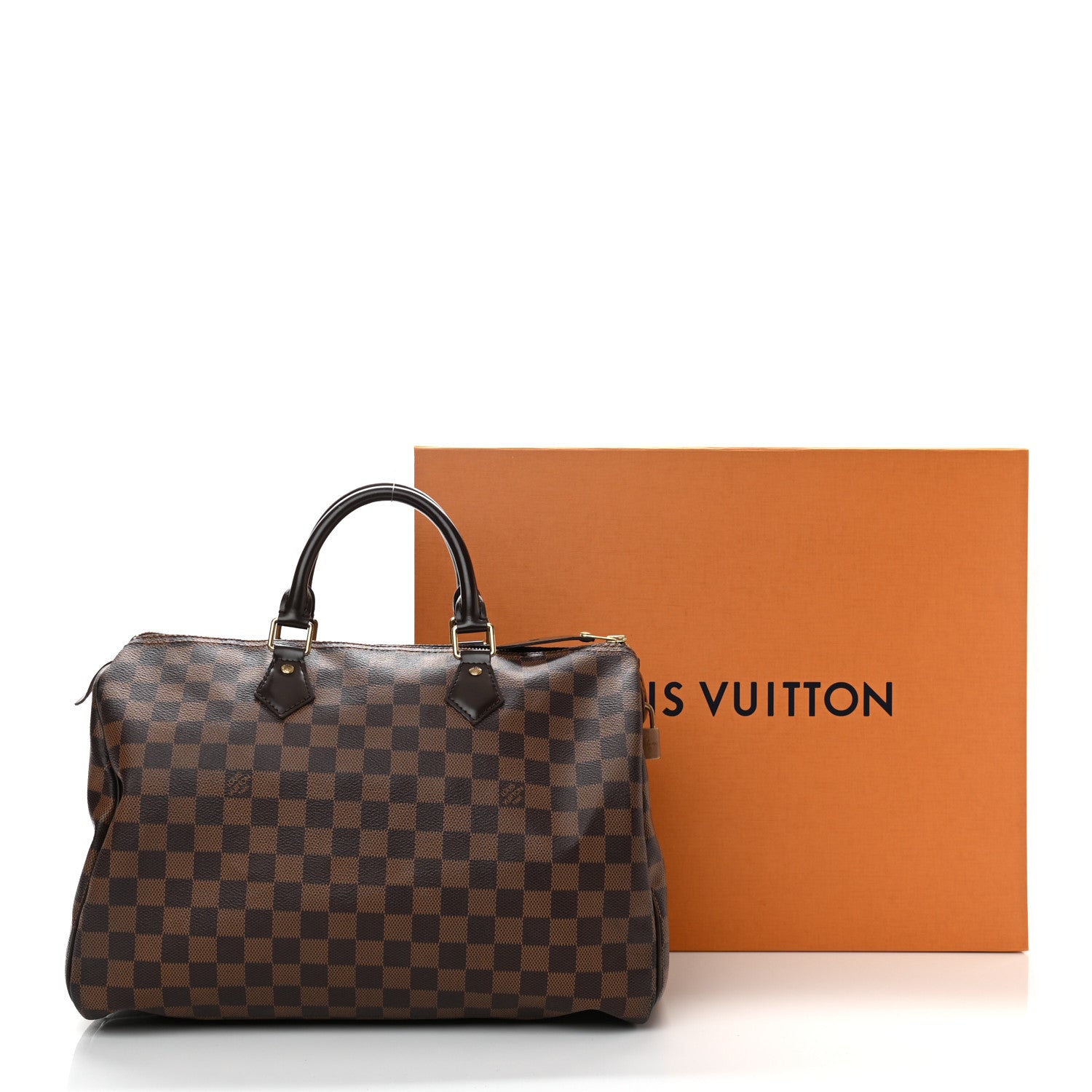Louis Vuitton Damier Ebene Speedy 35 14 of 14