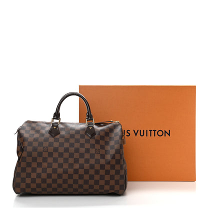 Louis Vuitton Damier Ebene Speedy 35 14 of 14