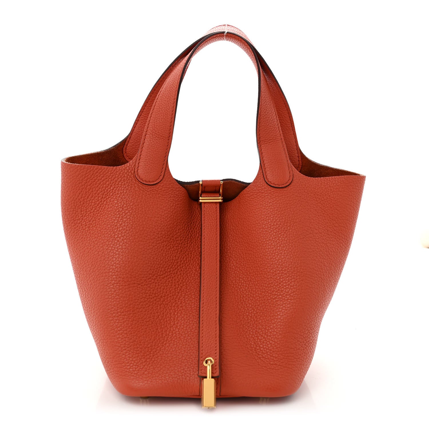 Hermes Taurillon Clemence Picotin Lock 18 PM Terre Battue 1 of 11
