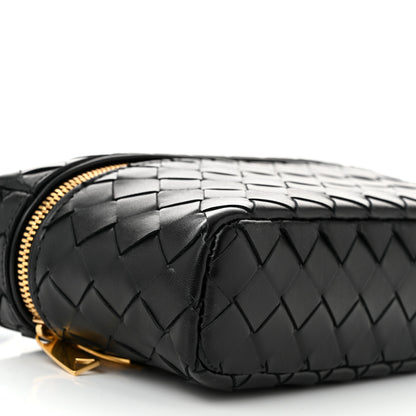 Bottega Veneta Calfskin Intrecciato Bang Bang Vanity Case Black 9 of 10