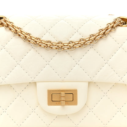 Chanel Aged Calfskin Quilted 2.55 Reissue Mini Flap White White 8 of 10