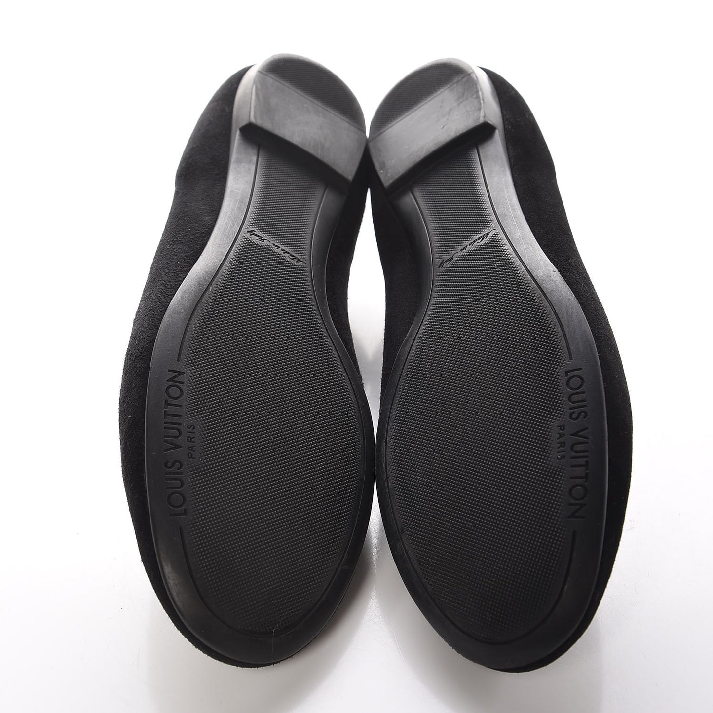 Suede Uniformes Ballet Flats 37 Black