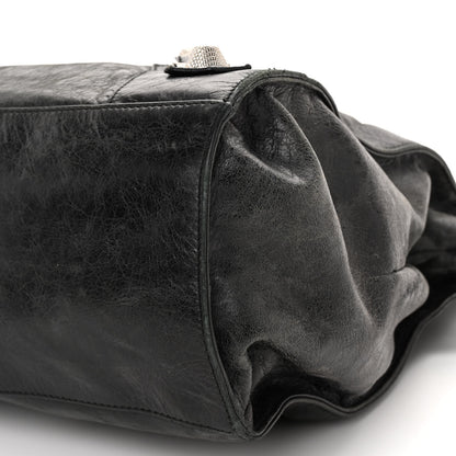 Balenciaga Agneau Giant 21 Silver Hardware Folder Black 9 of 10