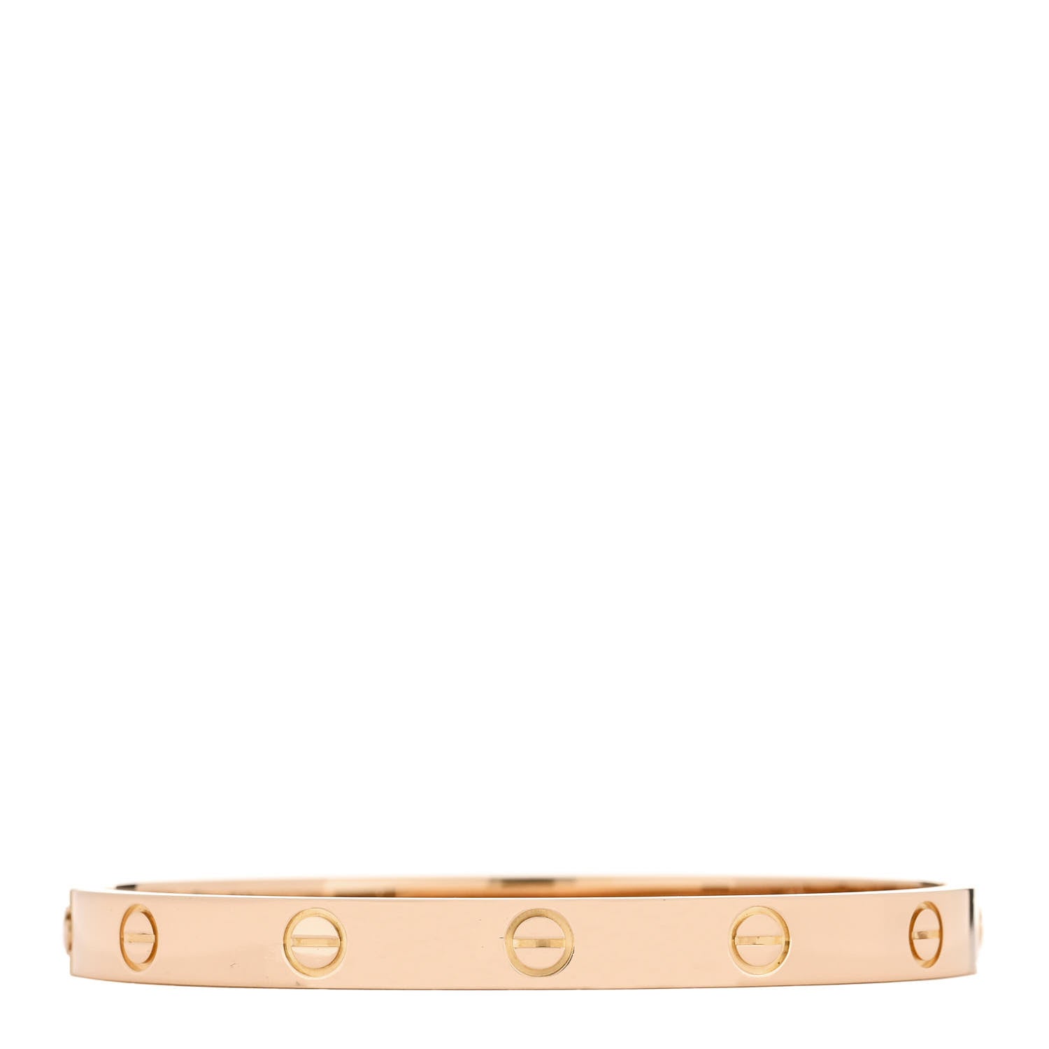 Cartier 18K Pink Gold LOVE Bracelet 17 1 of 6