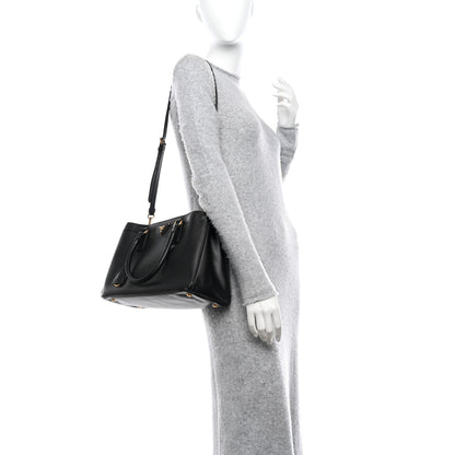 Prada Saffiano Medium Galleria Double Zip Tote Black 2 of 14