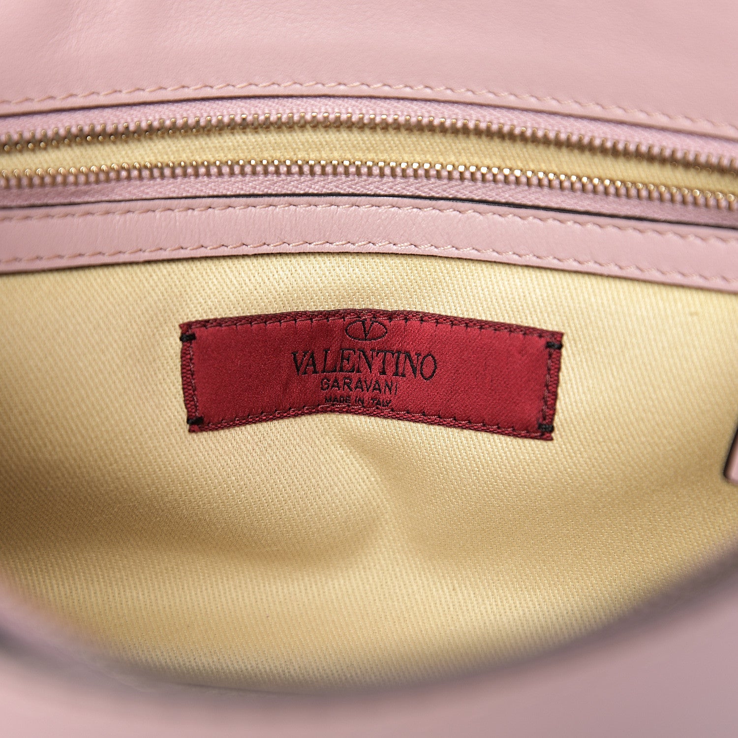 Valentino Garavani Vitello Small Rockstud Single Handle Flap Bag Cipria 5 of 10