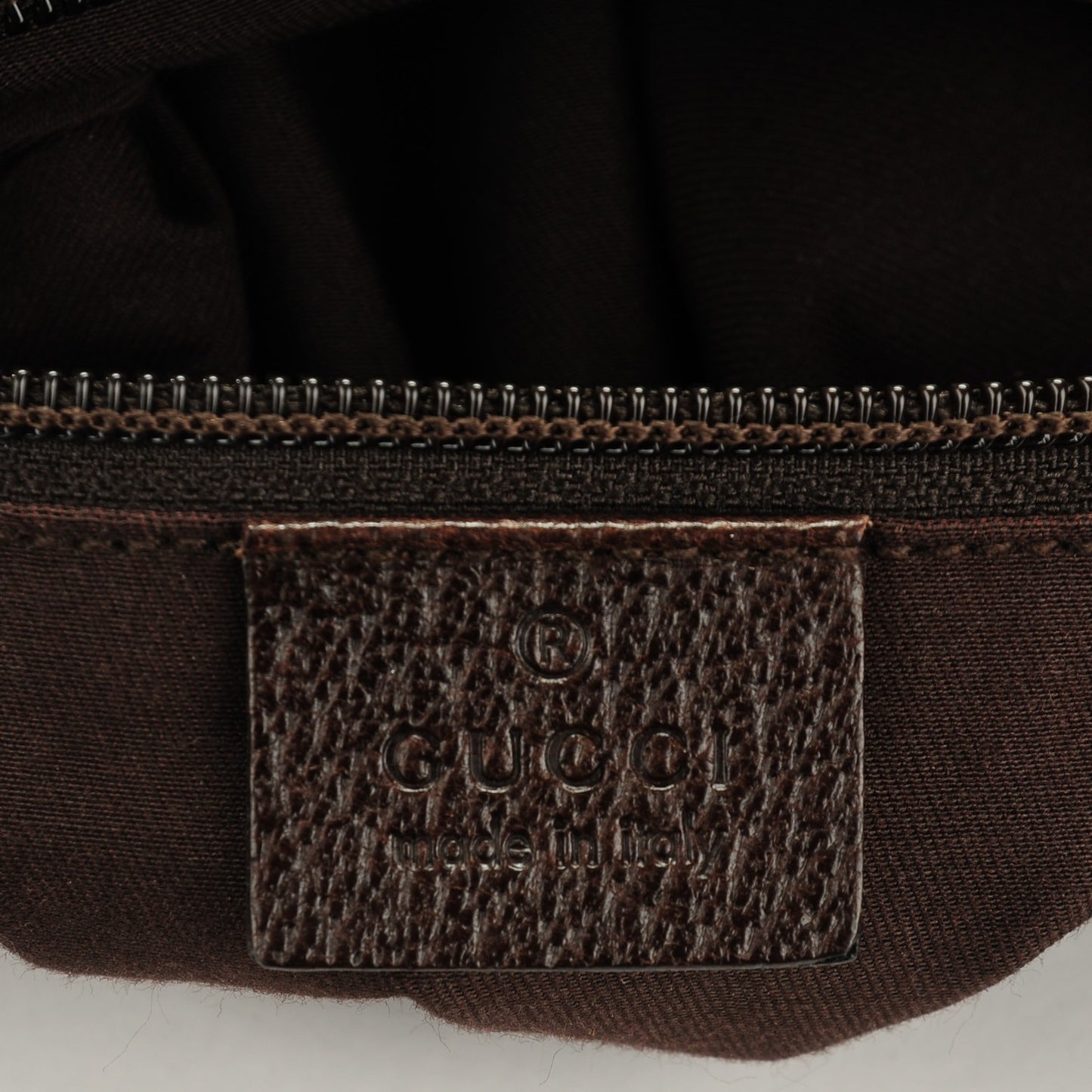 Monogram Flat Messenger Bag Dark Brown