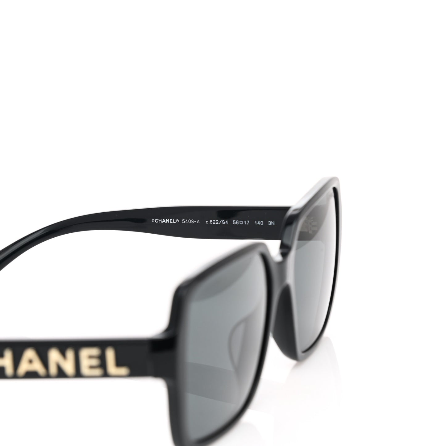 Acetate Square Sunglasses 5408-A Black