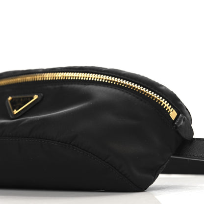 Prada Tessuto Nylon Saffiano Belt Bag Black 9 of 9