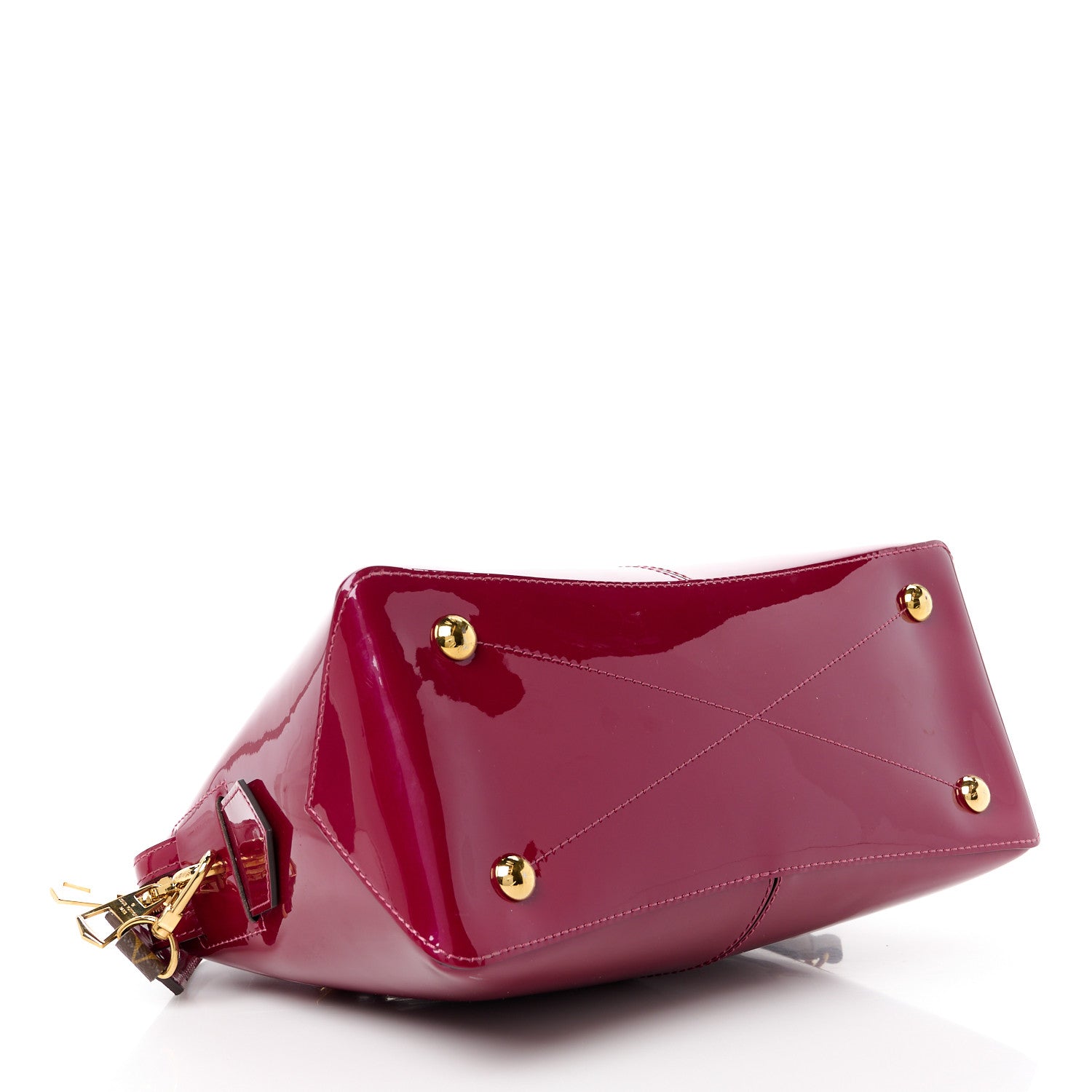 Louis Vuitton Patent Calfskin Miroir Tote Magenta 5 of 12