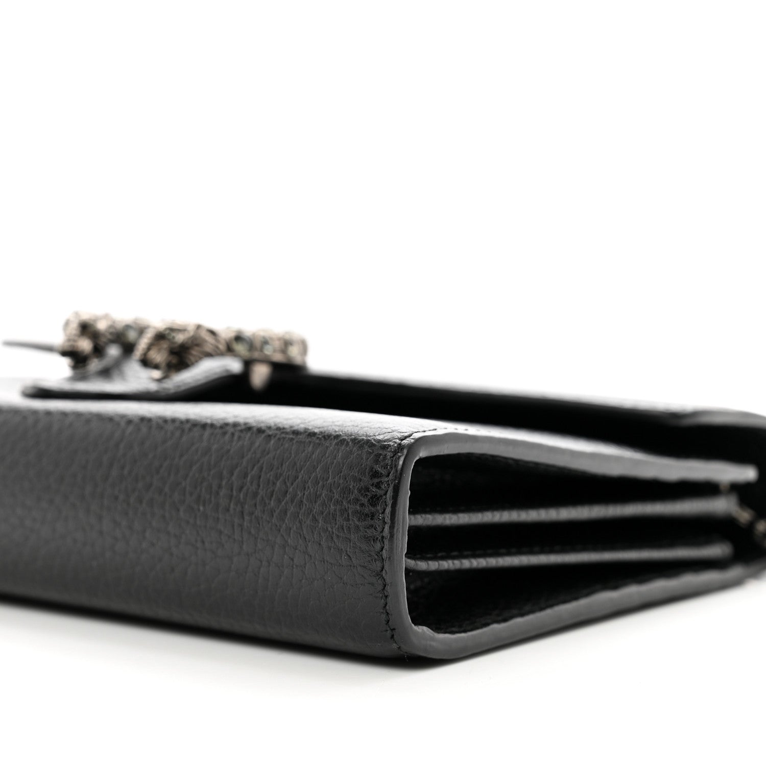 Gucci Calfskin Mini Dionysus Chain Wallet Black 10 of 10