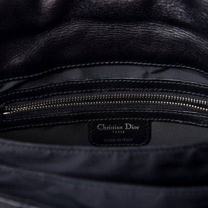 Christian Dior Lambskin Cannage Ruffle New Lock Flap Black 6 of 10