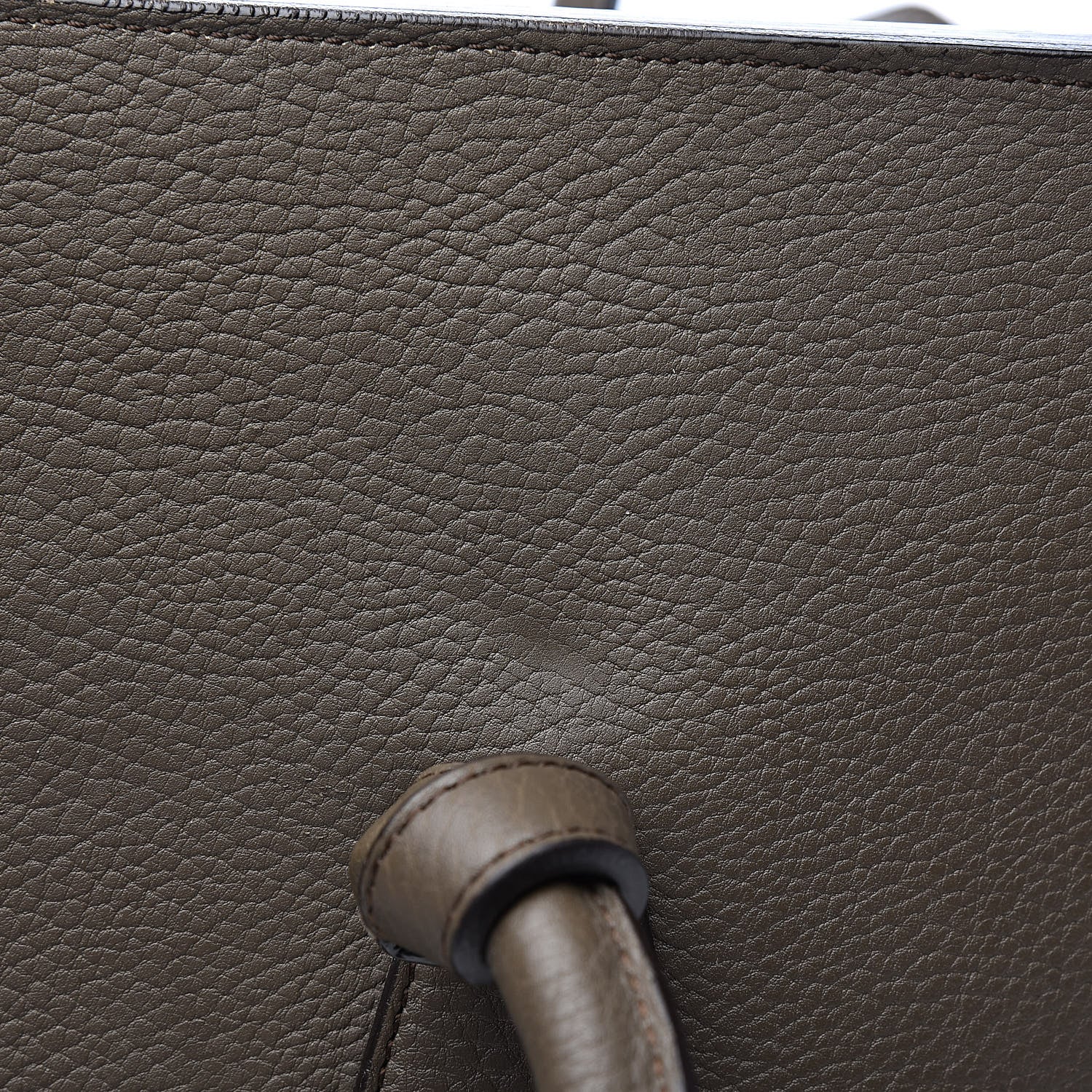 Celine Crisped Calfskin Large Tie Knot Tote Grey 8 of 19