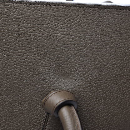 Celine Crisped Calfskin Large Tie Knot Tote Grey 8 of 19
