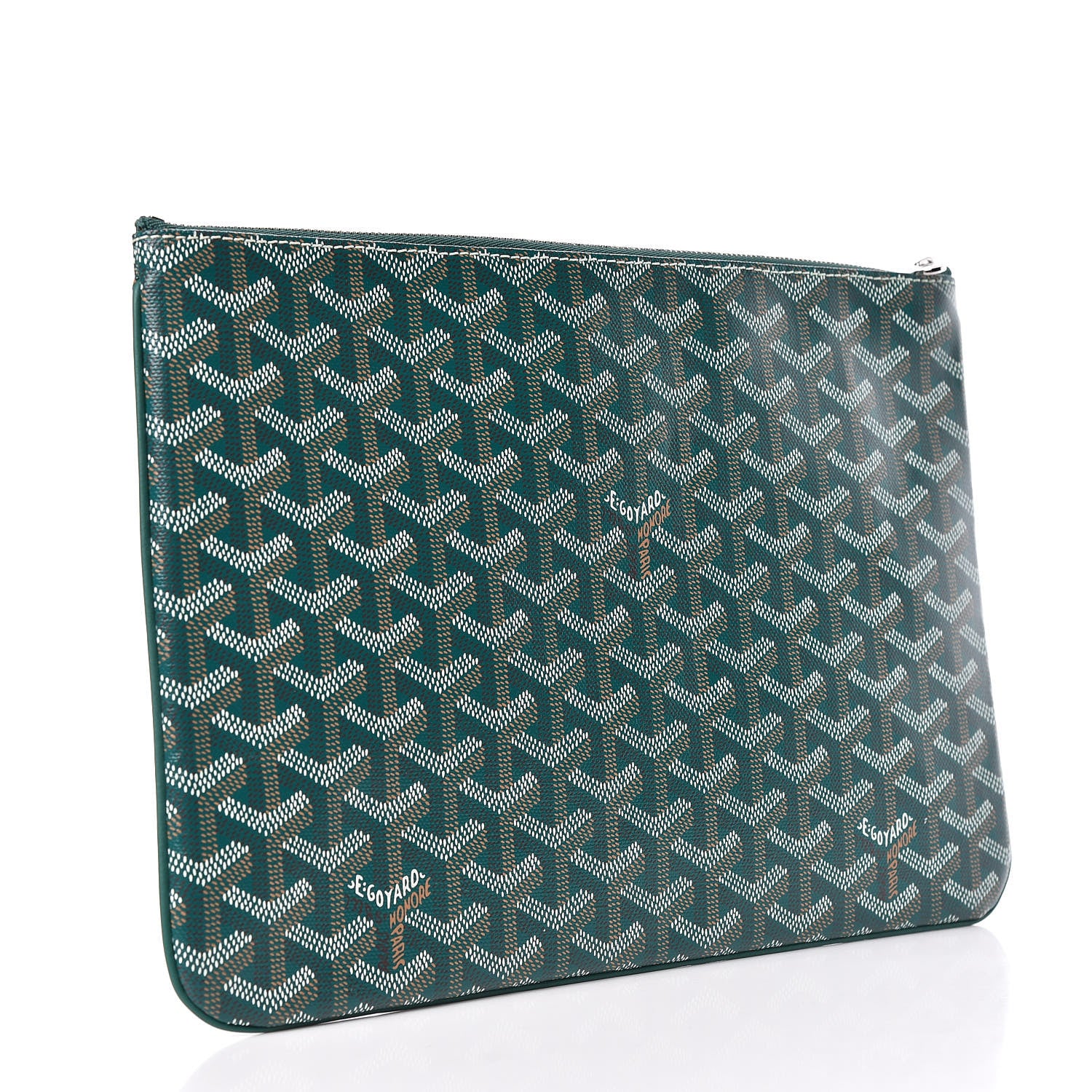 Goyard Goyardine Senat Pochette MM Green 3 of 8