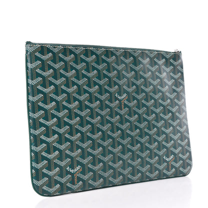 Goyard Goyardine Senat Pochette MM Green 3 of 8