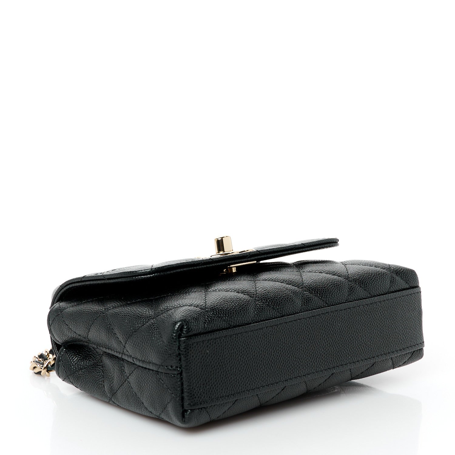 Chanel Iridescent Caviar Quilted Extra Mini Coco Handle Flap Black 4 of 12