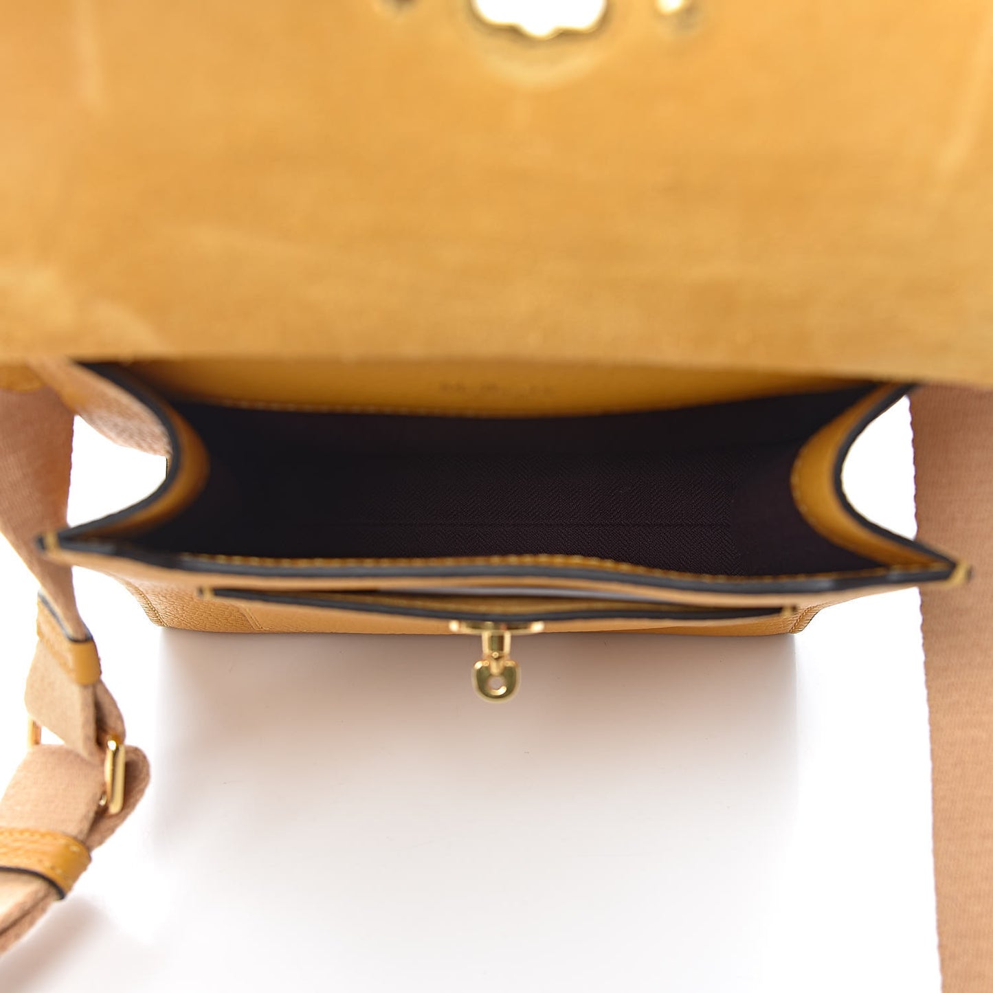 Natural Grain Calfskin New Antony Messenger Crossbody Deep Amber