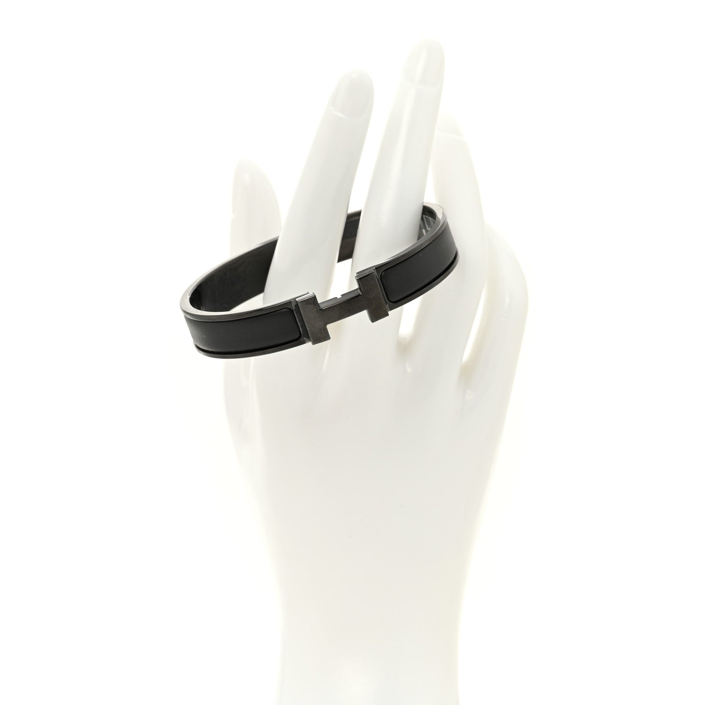 Matte Enamel Narrow Clic Clac HH Bracelet T5 So Black