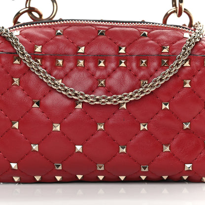 Valentino Garavani Nappa Rockstud Spike Camera Bag Rosso Valentino 7 of 10