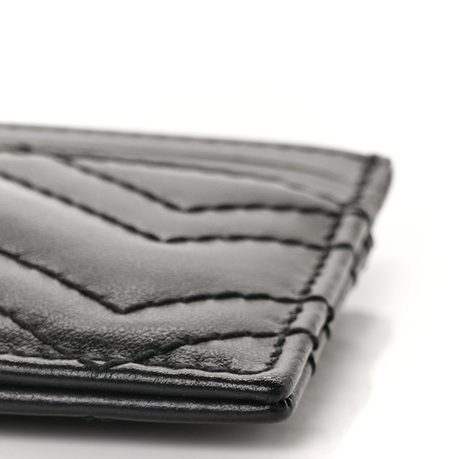 Gucci Calfskin Matelasse GG Marmont Card Holder Black 8 of 8