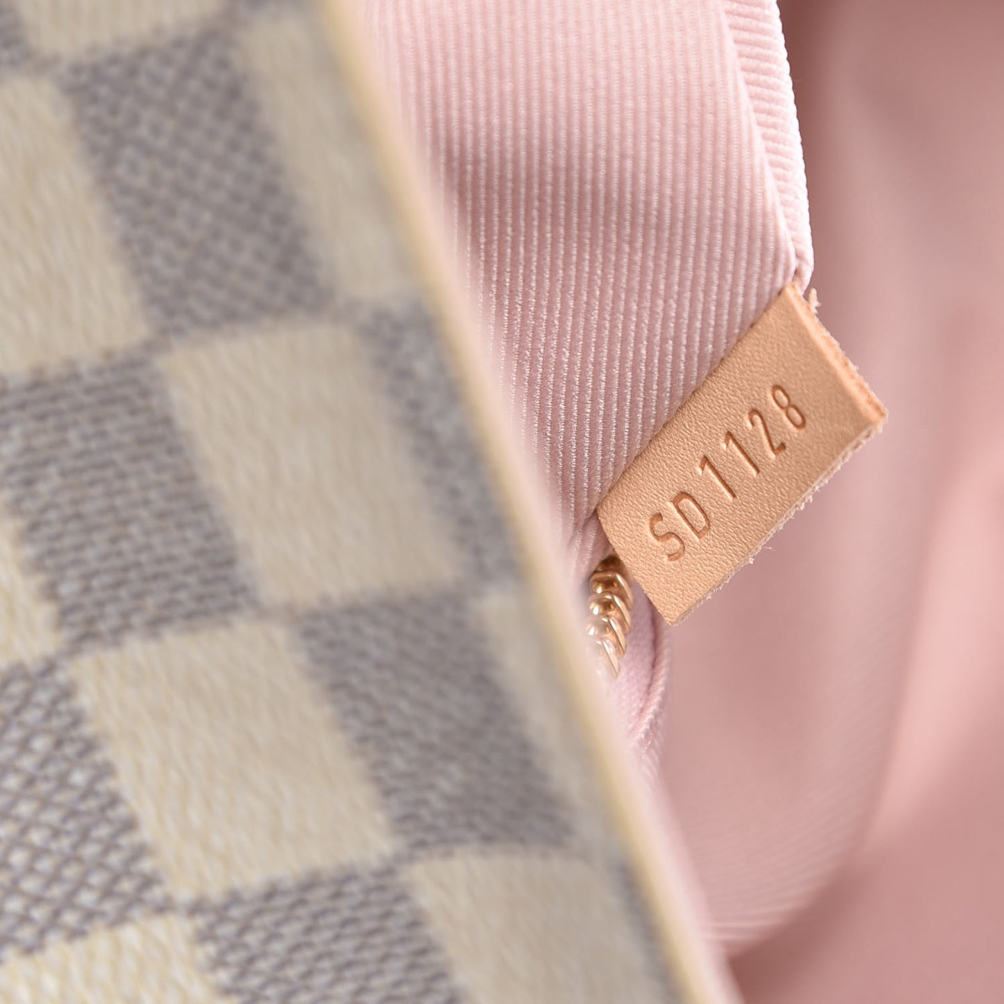 Damier Azur Graceful PM Rose Ballerine