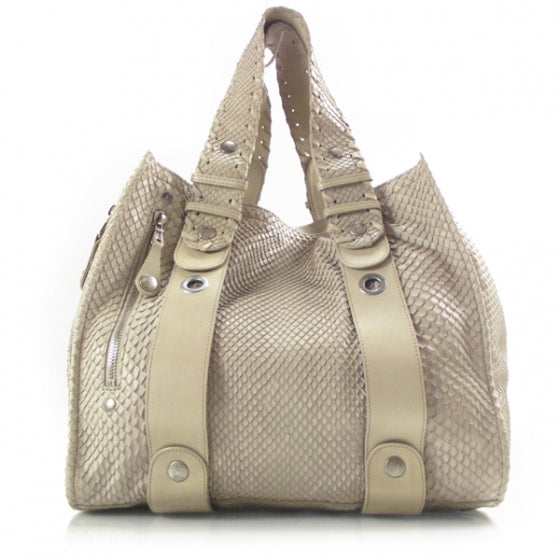 Python Silverado Tote Ivory