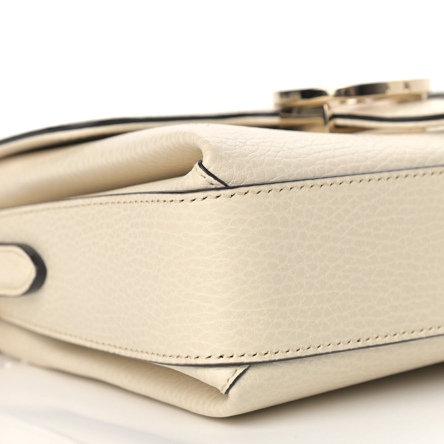 Dollar Calfskin Interlocking G Crossbody Bag Ivoire