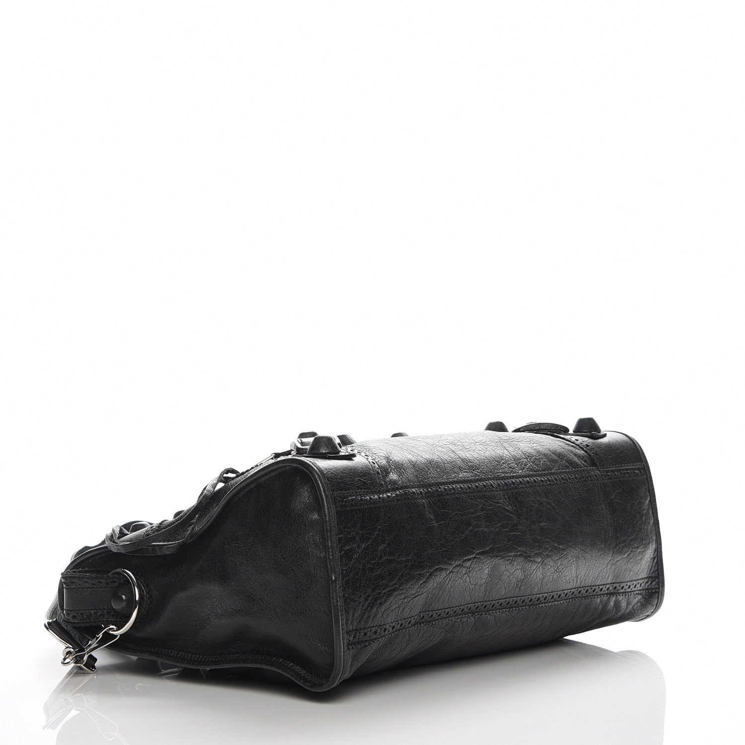 Balenciaga Agneau Giant Brogues Hardware City Black 6 of 11