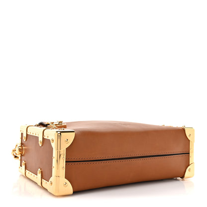 Louis Vuitton Calfskin Side Trunk MM Tan MM Tan 4 of 12